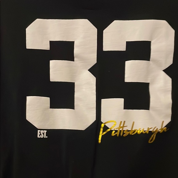 NFL Black and White Raglan Mini Dress - Picture 6 of 10